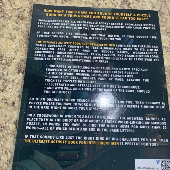 The Ultimate Activity Book for Intelligent Men: Tricky Brain Teasers, Mind Games - Picture 3 of 6